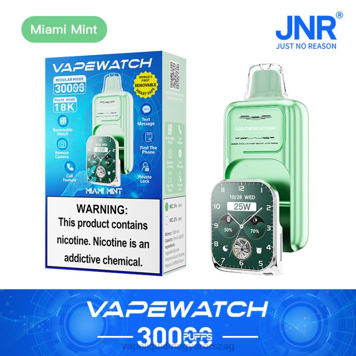 Vape liquid - miami menta JNR vape óra J2XZ8